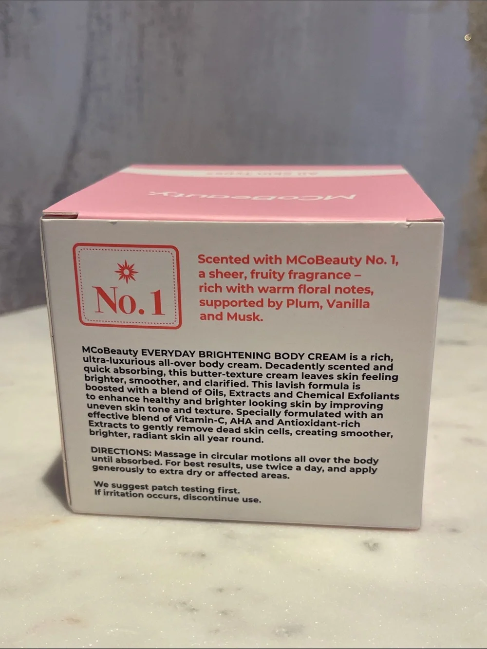 MCoBeauty brightening body